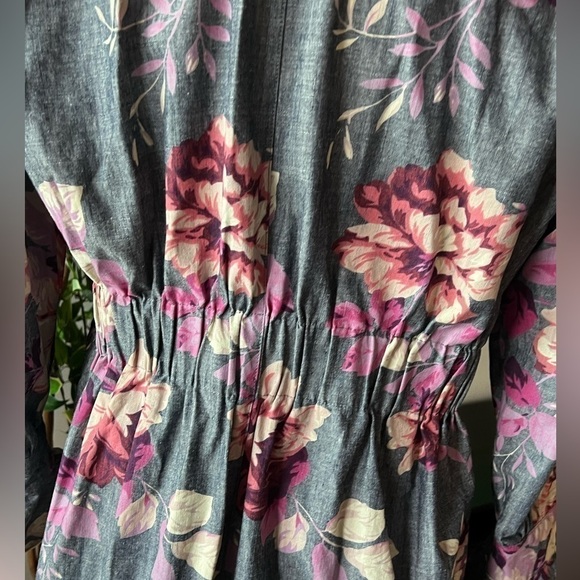 Jill Stuart Jacket/Coat Denim Floral Print Sz xs - Picture 5 of 9